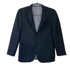 Paisley Gray Two Button Blazer Sport Coat Jacket Mens Medium 42 Black Business